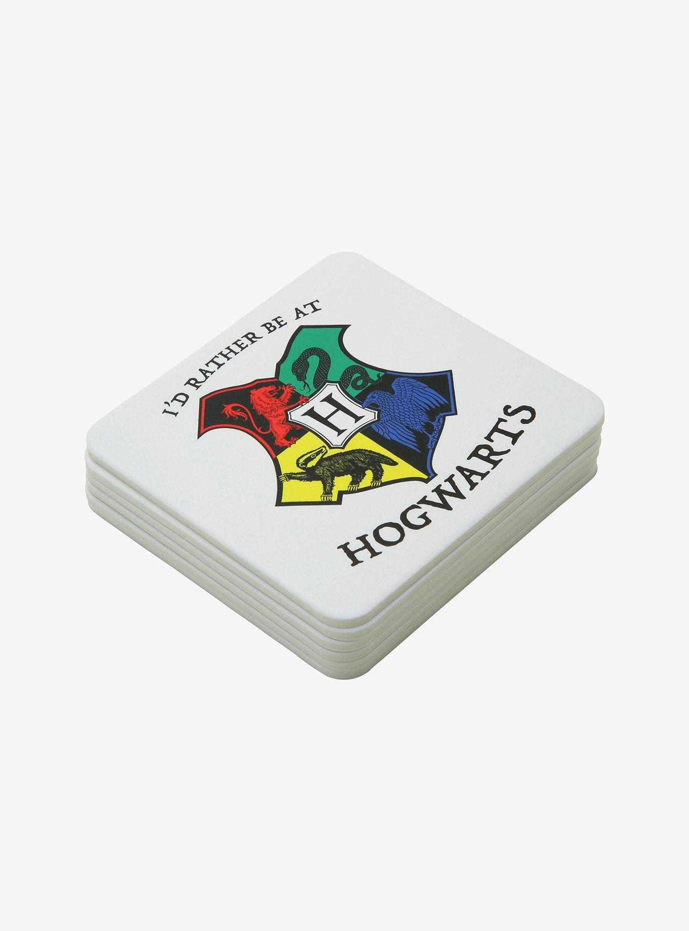 Harry Potter I'd Rather Be At Hogwarts Coaster Set, , alternate
