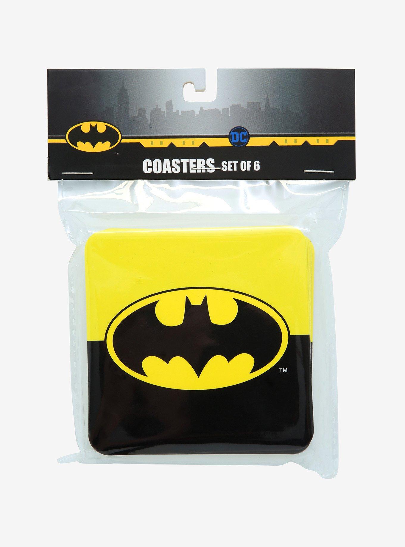 DC Comics Batman Logo Coaster Set, , alternate