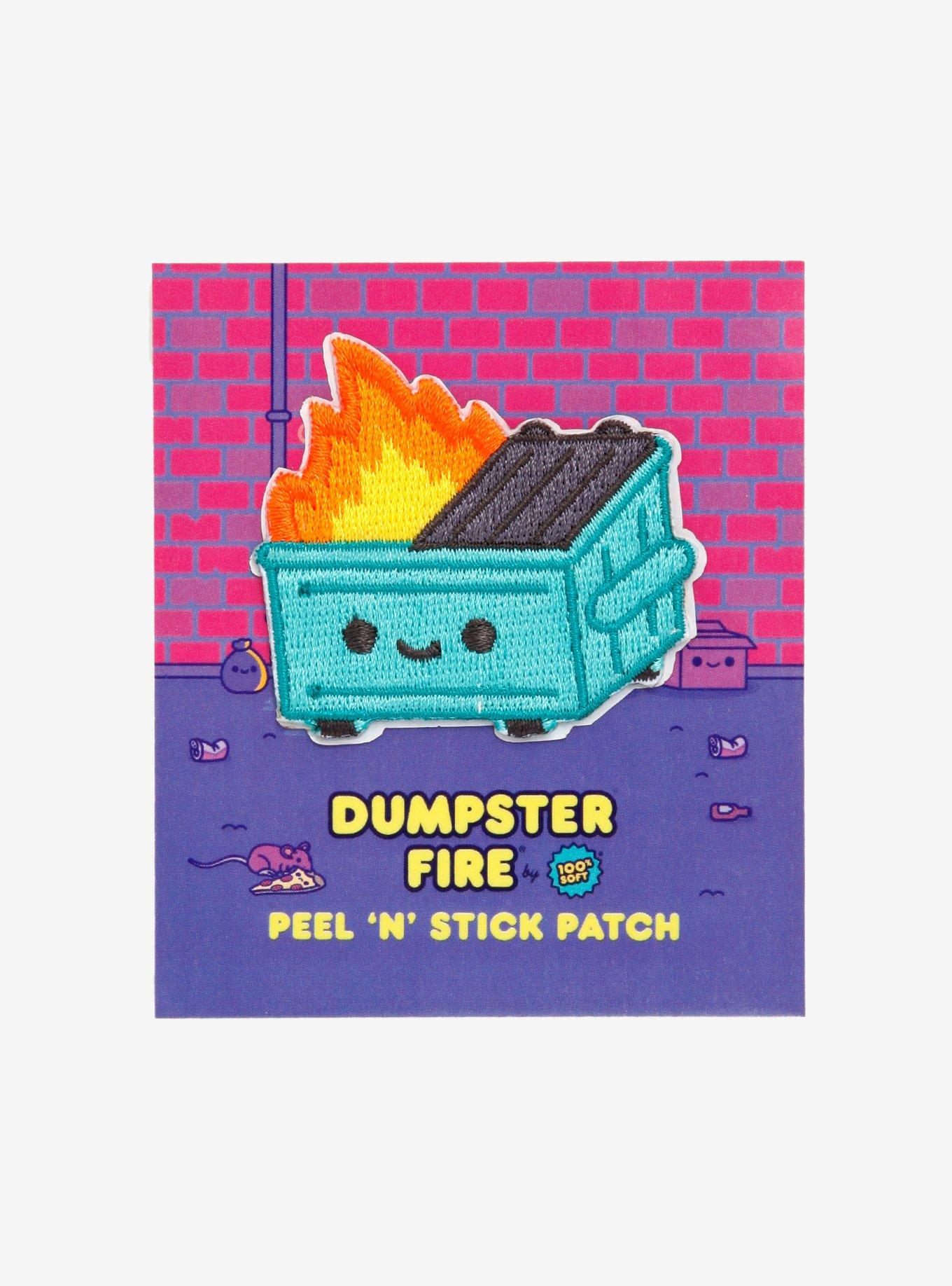100% Soft Dumpster Fire Patch, , alternate