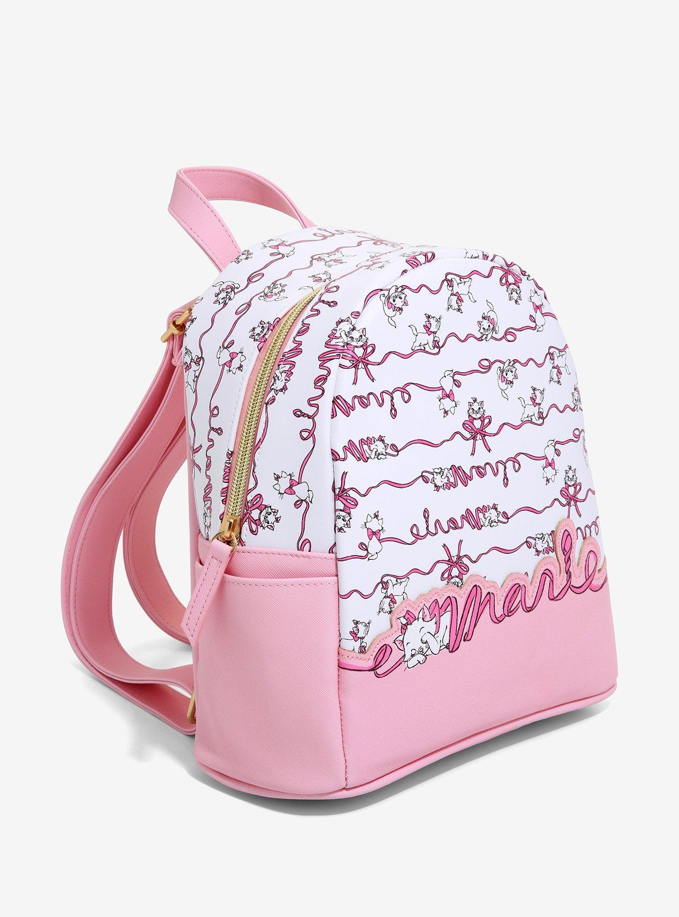 Dani By Danielle Nicole Disney The Aristocats Marie Pink Ribbon Mini Backpack, , alternate