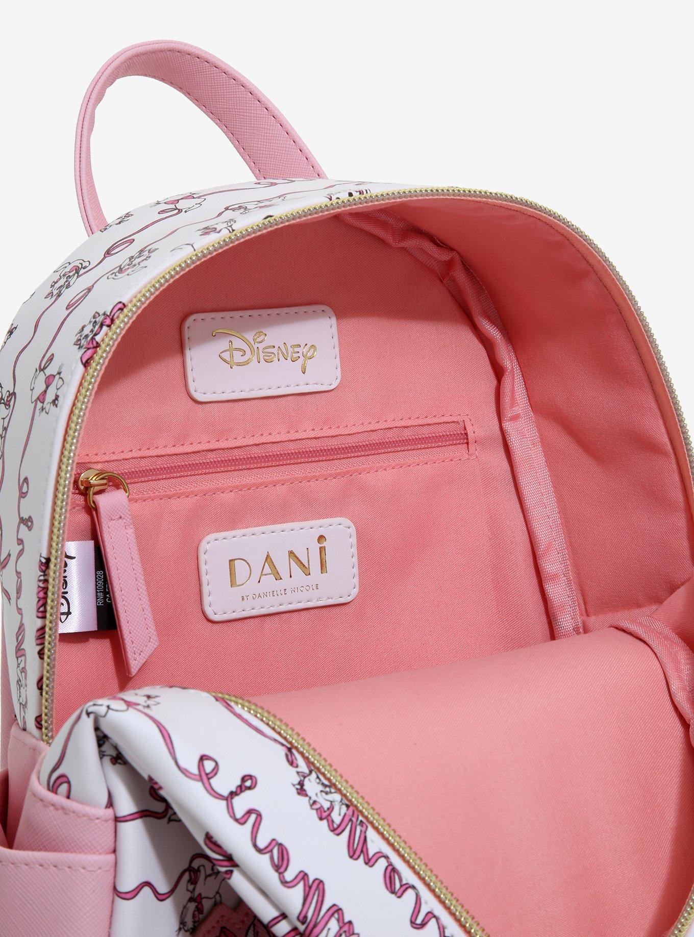 Dani By Danielle Nicole Disney The Aristocats Marie Pink Ribbon Mini Backpack, , alternate