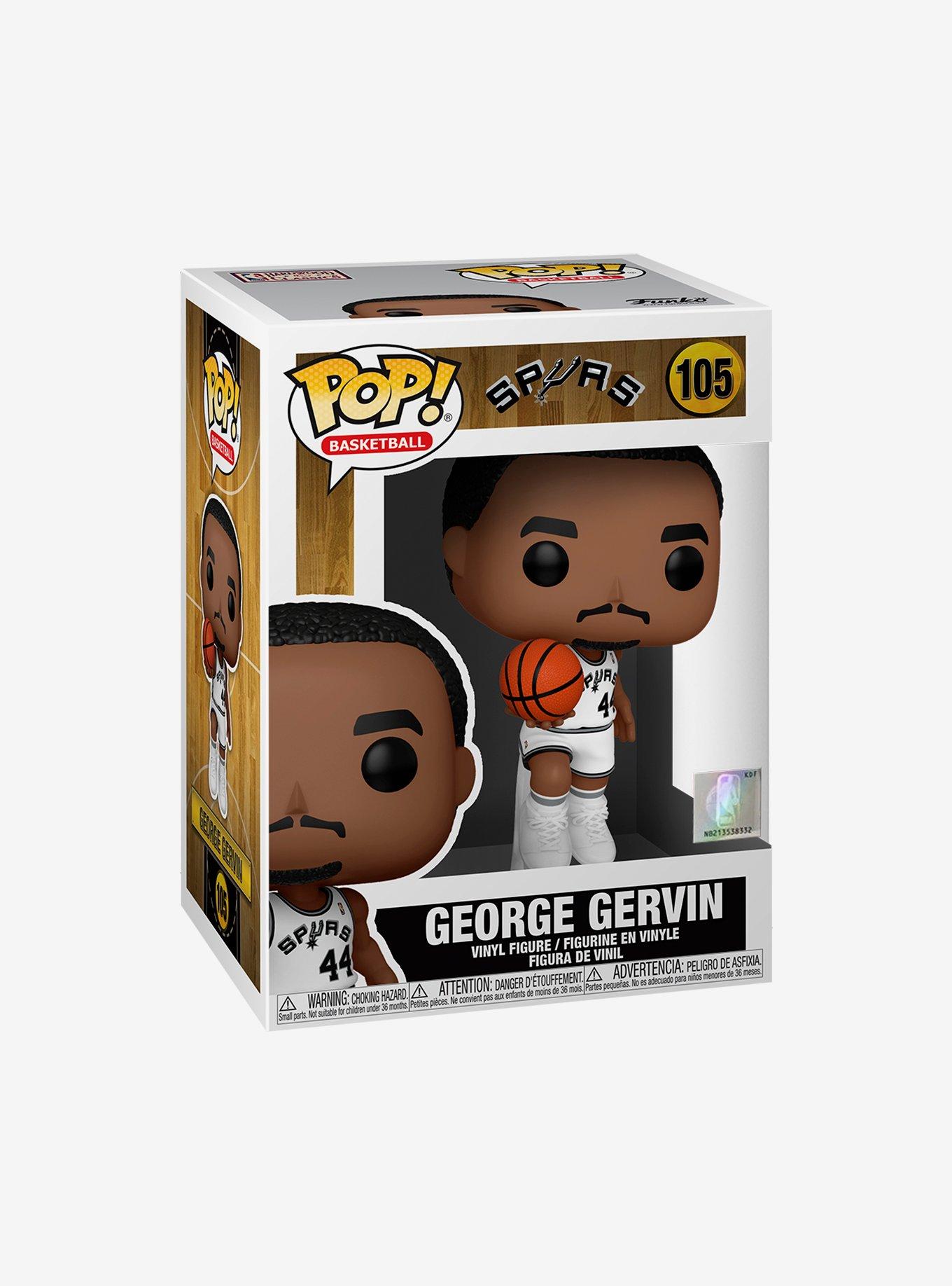 Funko NBA Pop! Basketball George Gervin (Spurs Home) Vinyl Figure, , alternate