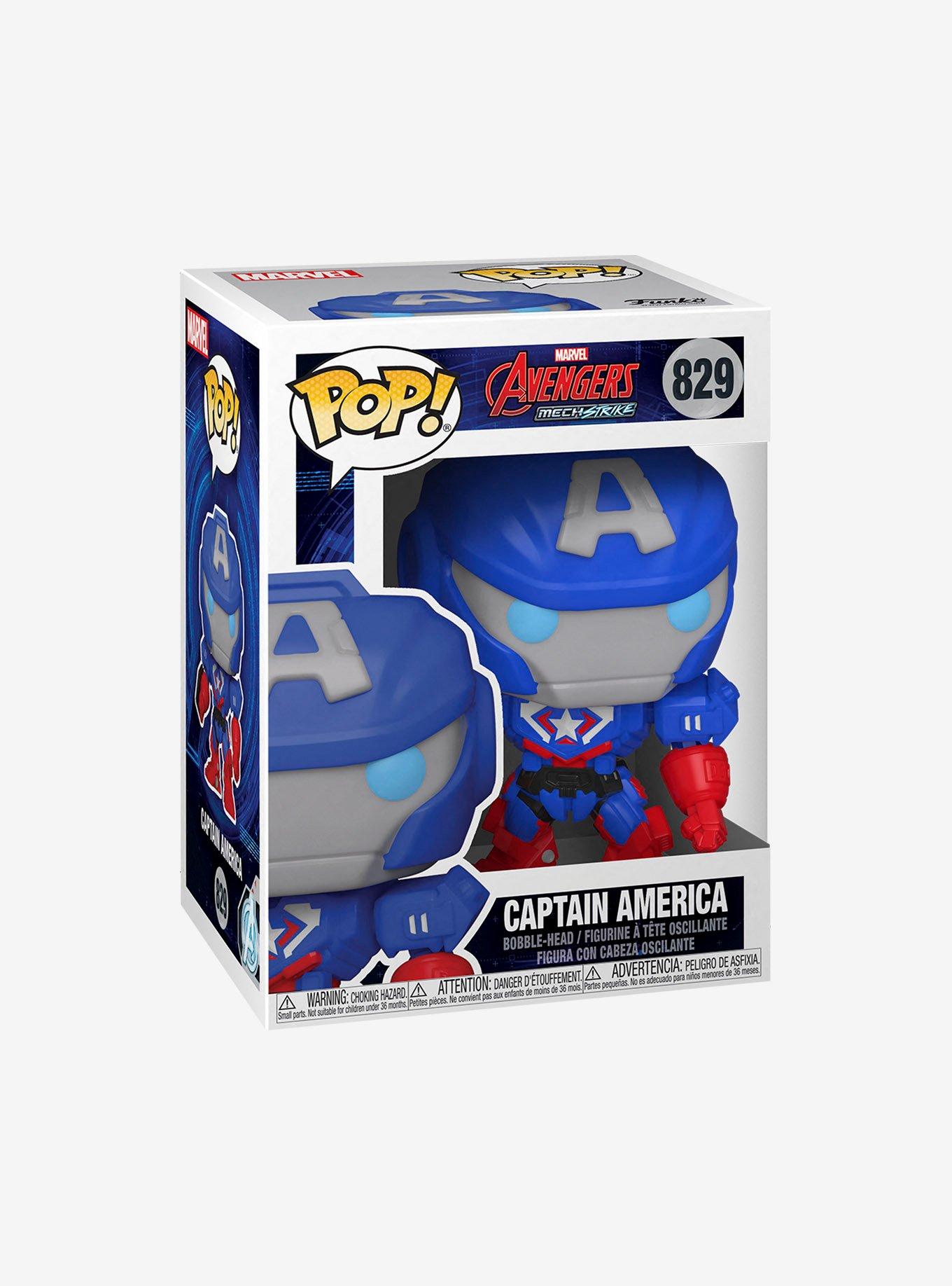 Funko Marvel Avenger Mech Strike Pop! Captain America Vinyl Bobble-Head, , alternate