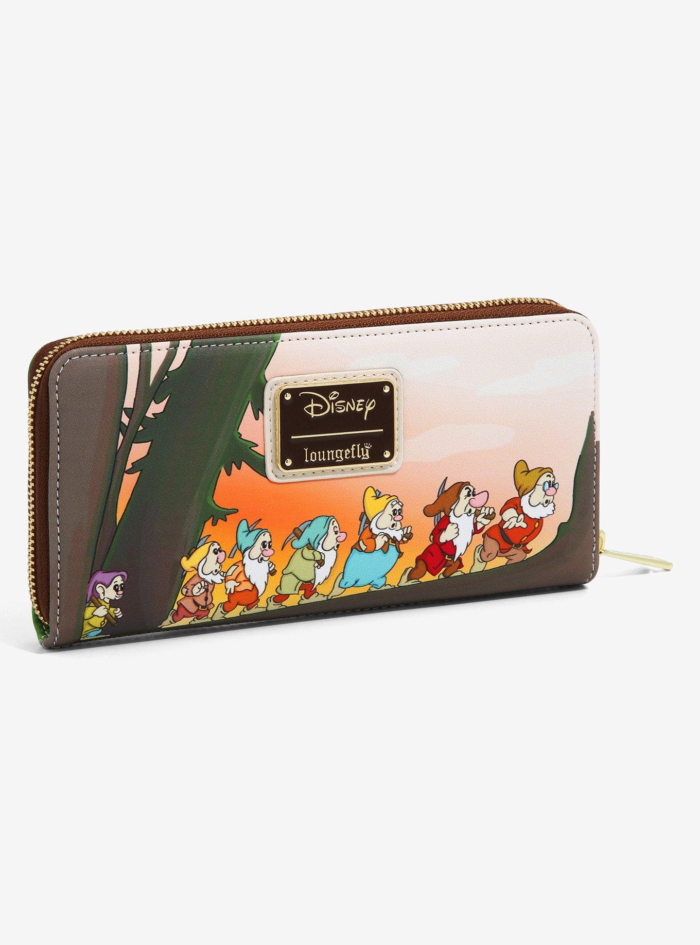 Loungefly Disney Snow White And The Seven Dwarfs Zip Wallet, , alternate