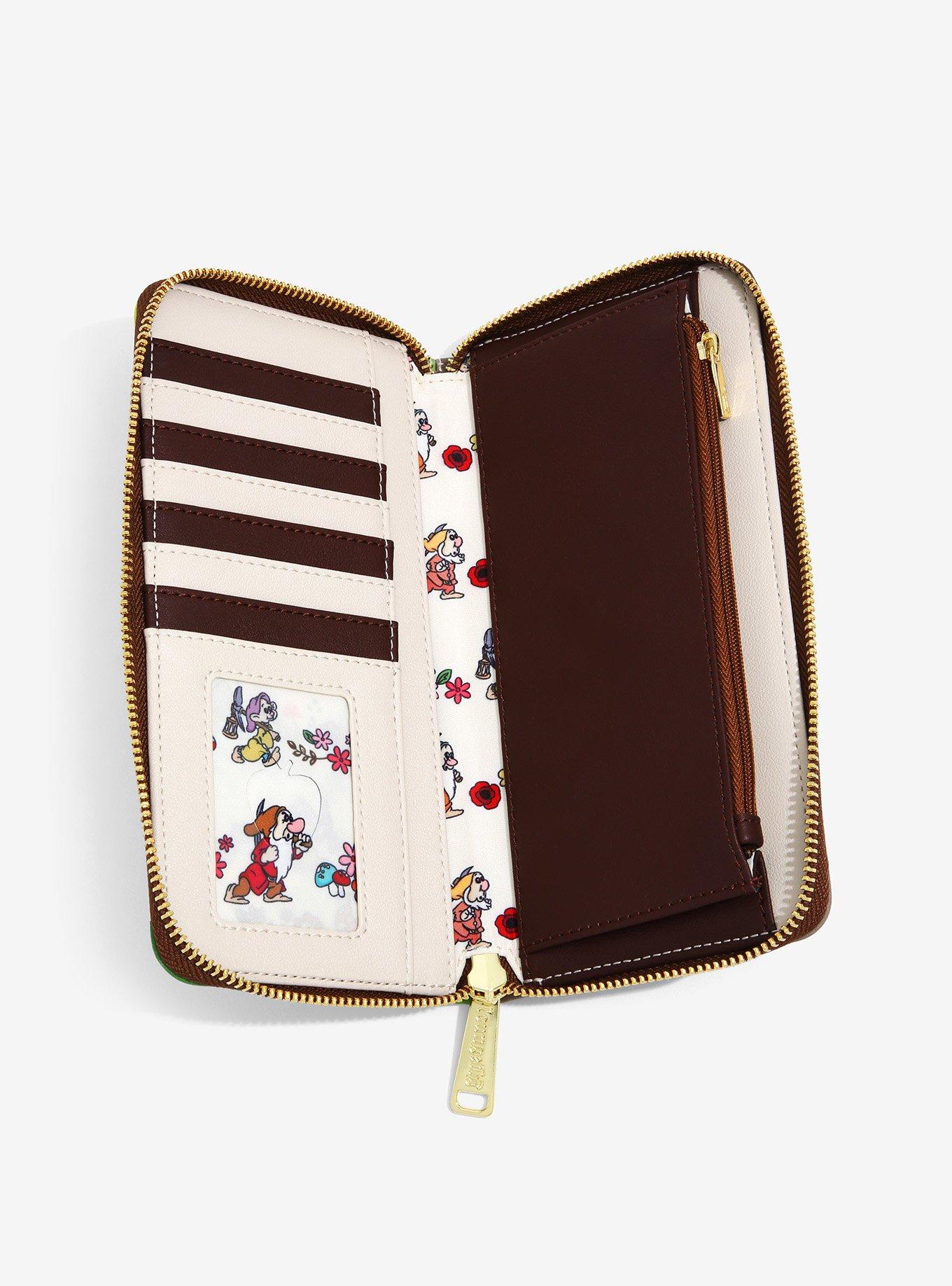 Loungefly Disney Snow White And The Seven Dwarfs Zip Wallet, , alternate