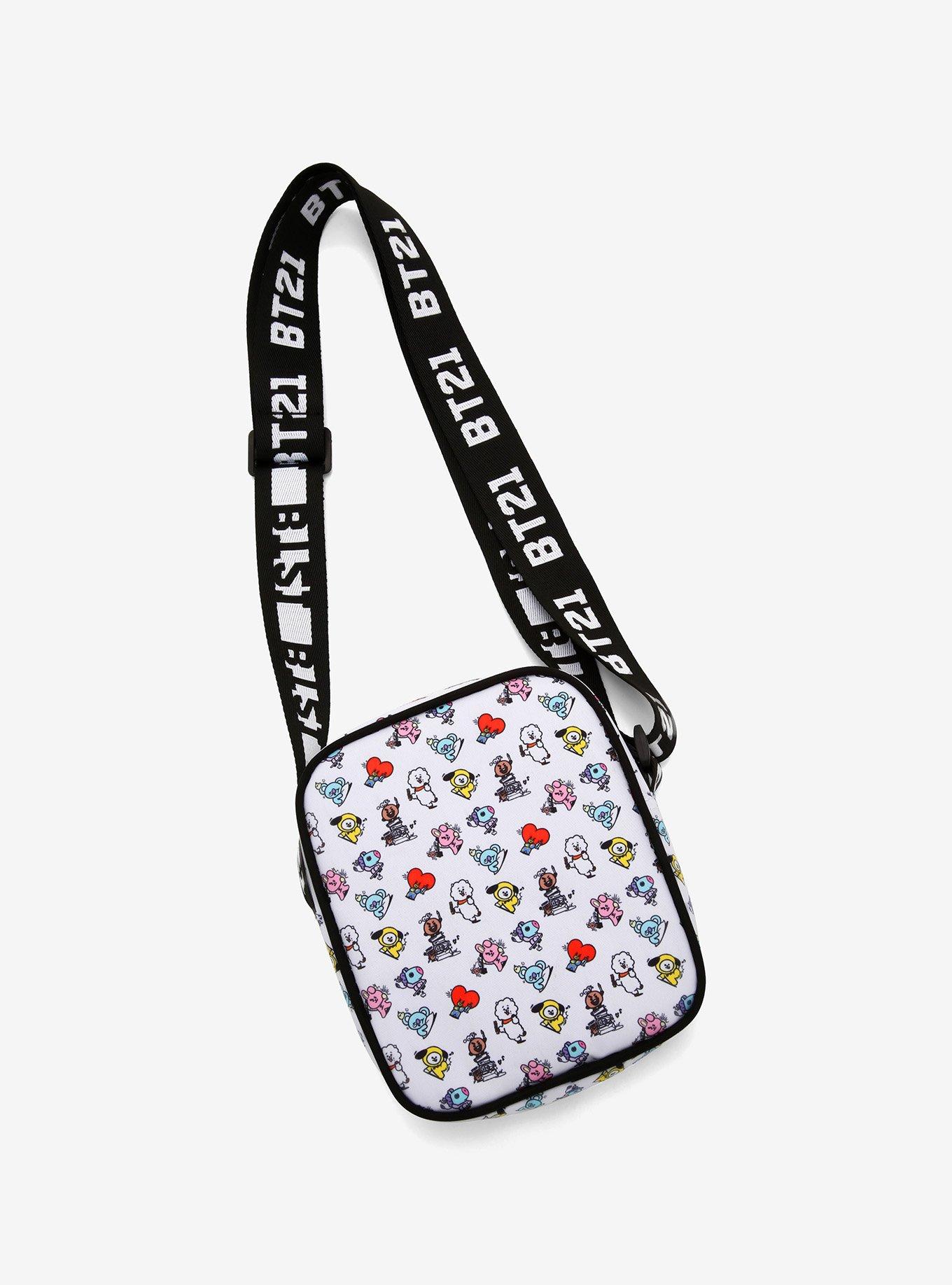 BT21 Group Doodle Athletic Crossbody Bag, , alternate