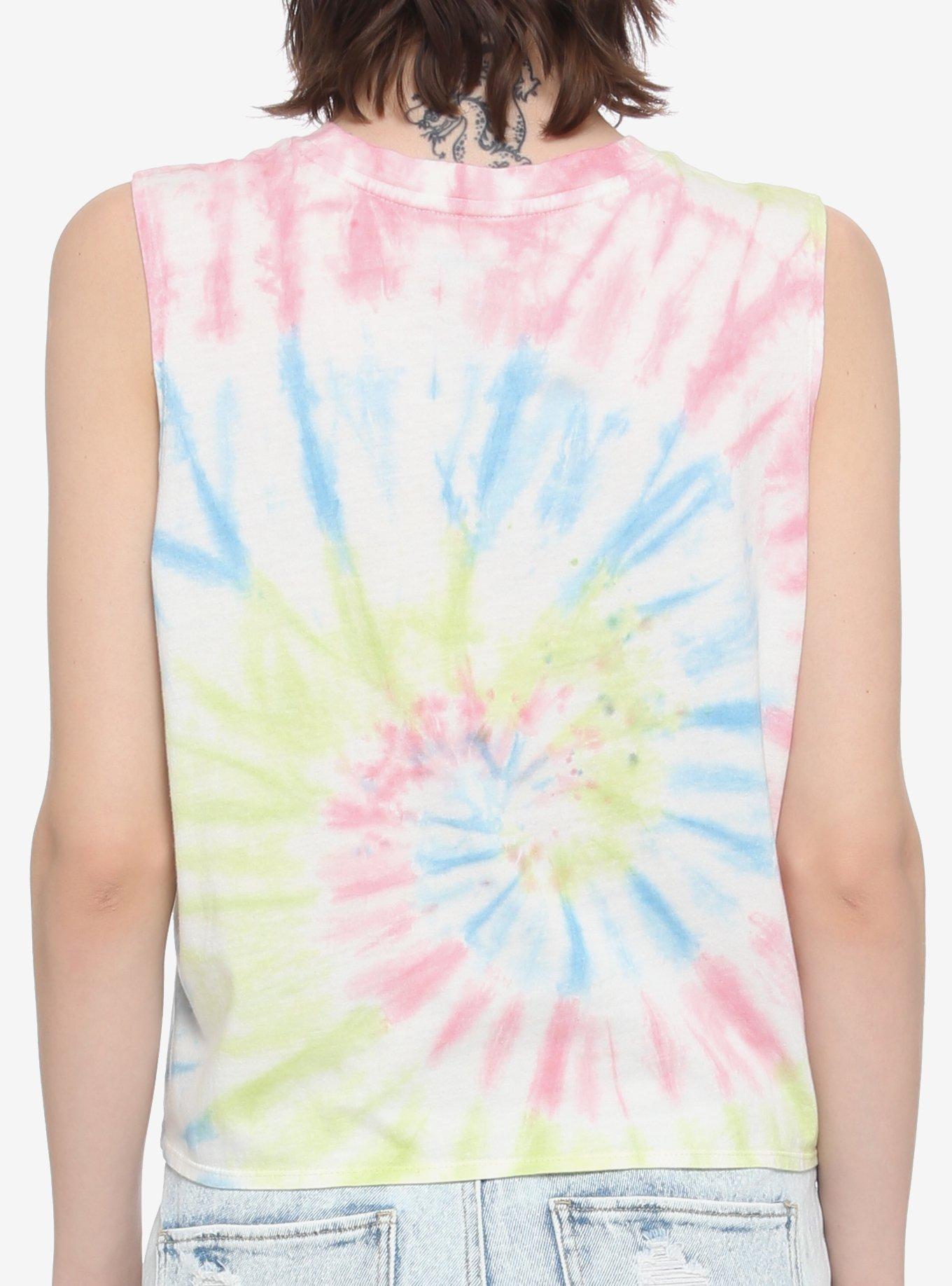 Disney Lilo & Stitch Tie-Dye Tie-Front Muscle Top, MULTI, alternate