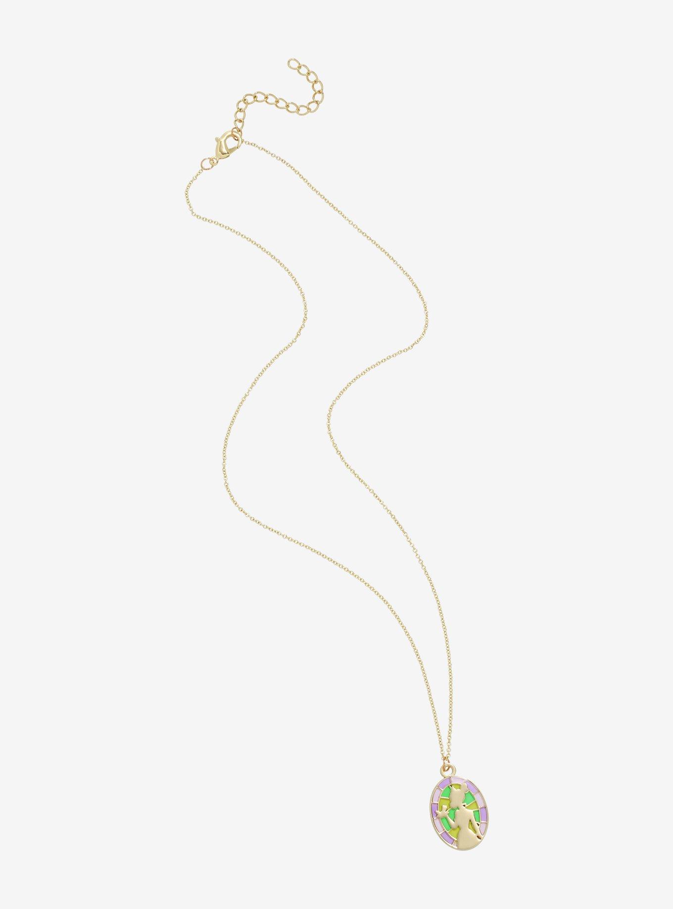 Disney The Princess and the Frog Stained Glass Necklace - BoxLunch Exclusive, , alternate