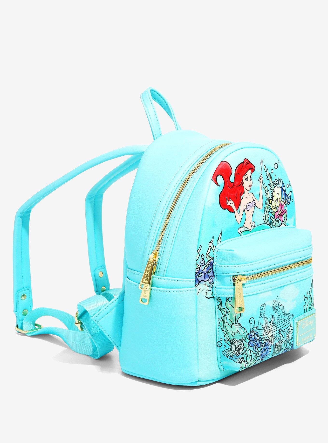 Loungefly Disney The Little Mermaid Kiss the Girl Mini Backpack - BoxLunch Exclusive, , alternate