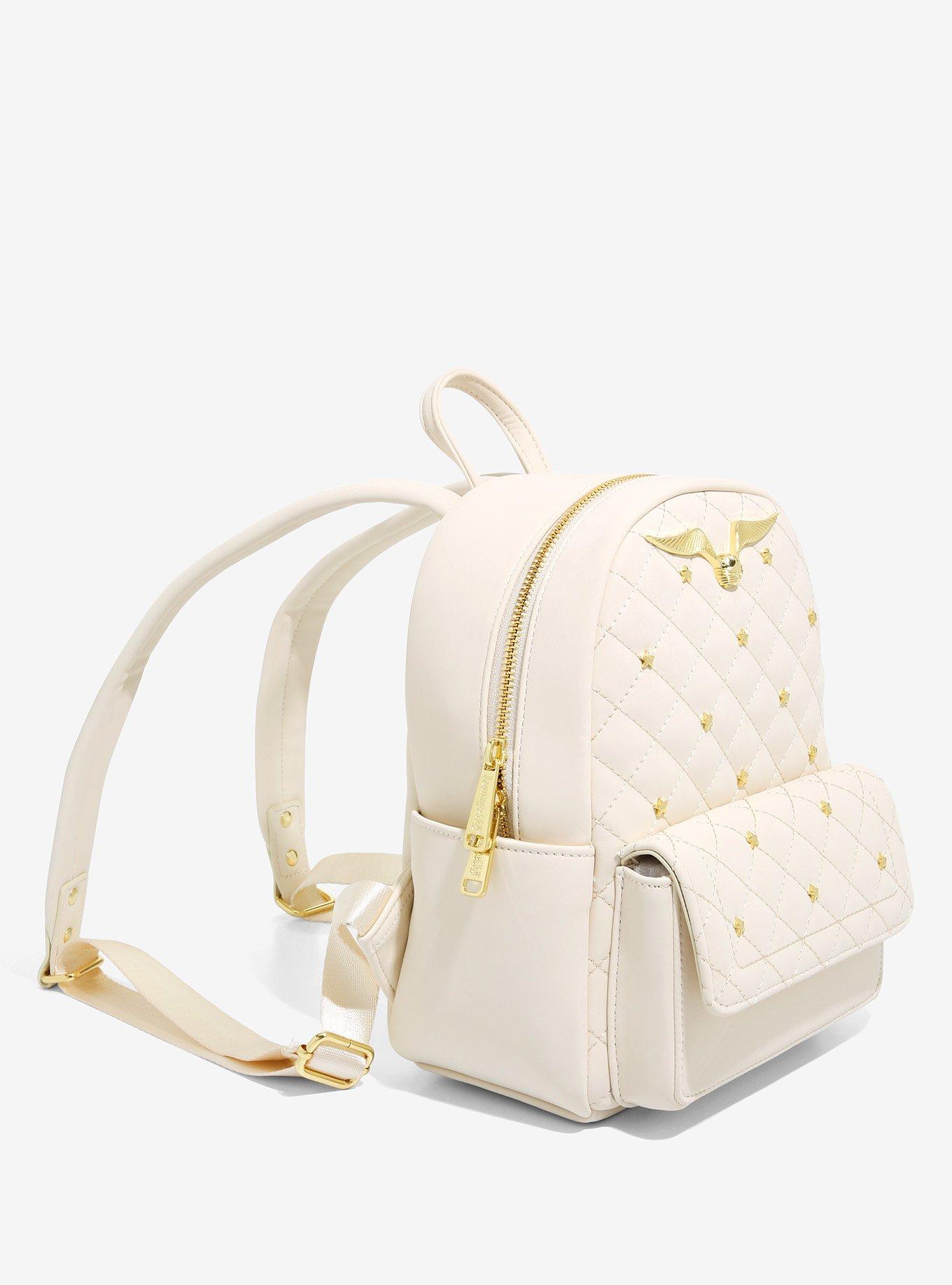 Loungefly Harry Potter Golden Snitch Quilted Mini Backpack - BoxLunch Exclusive, , alternate