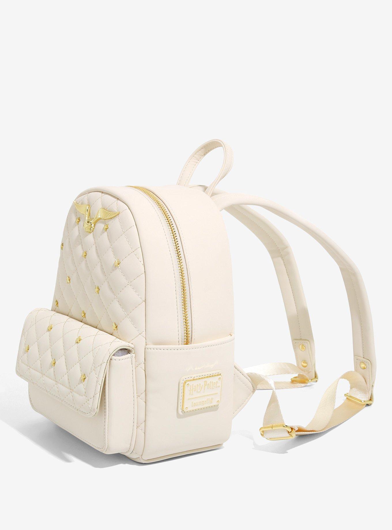 Loungefly Harry Potter Golden Snitch Quilted Mini Backpack - BoxLunch Exclusive, , alternate