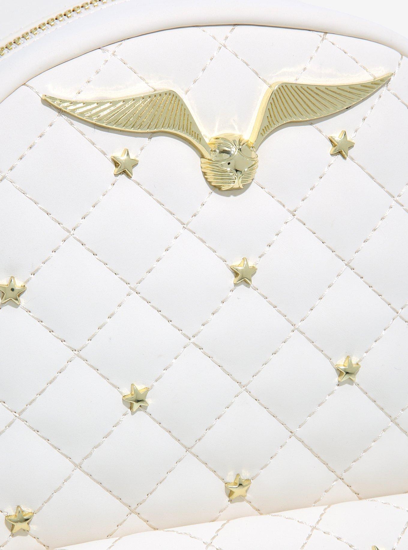Loungefly Harry Potter Golden Snitch Quilted Mini Backpack - BoxLunch Exclusive, , alternate