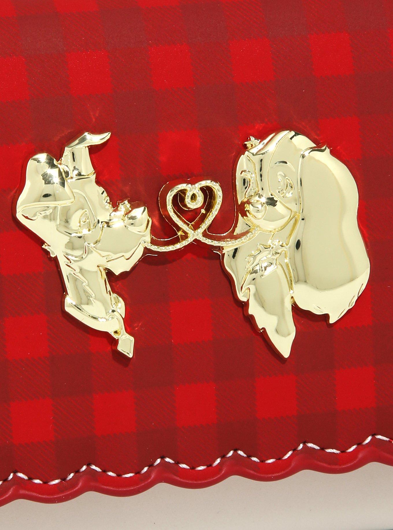 Loungefly Disney Lady and the Tramp Love Plaid Wallet - BoxLunch Exclusive, , alternate