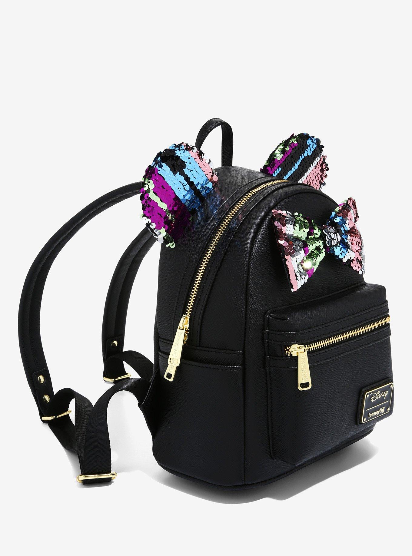 Loungefly Disney Minnie Mouse Sequin Mini Backpack - BoxLunch Exclusive, , alternate