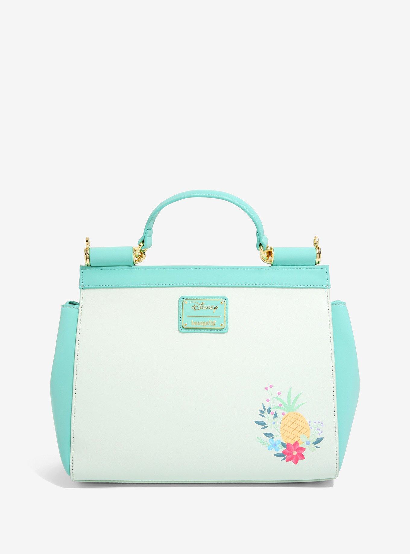 Loungefly Disney Lilo & Stitch Floral Stitch & Scrump Handbag - BoxLunch Exclusive, , alternate