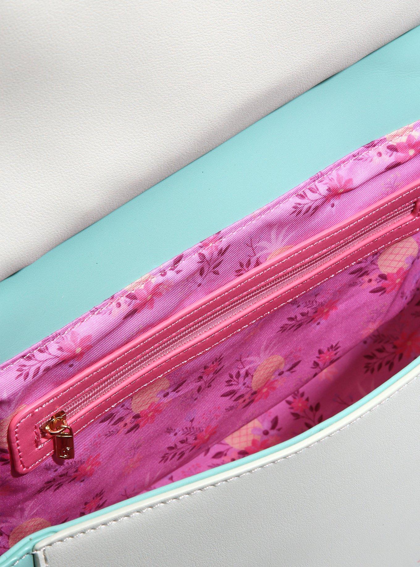 Loungefly Disney Lilo & Stitch Floral Stitch & Scrump Handbag - BoxLunch Exclusive, , alternate