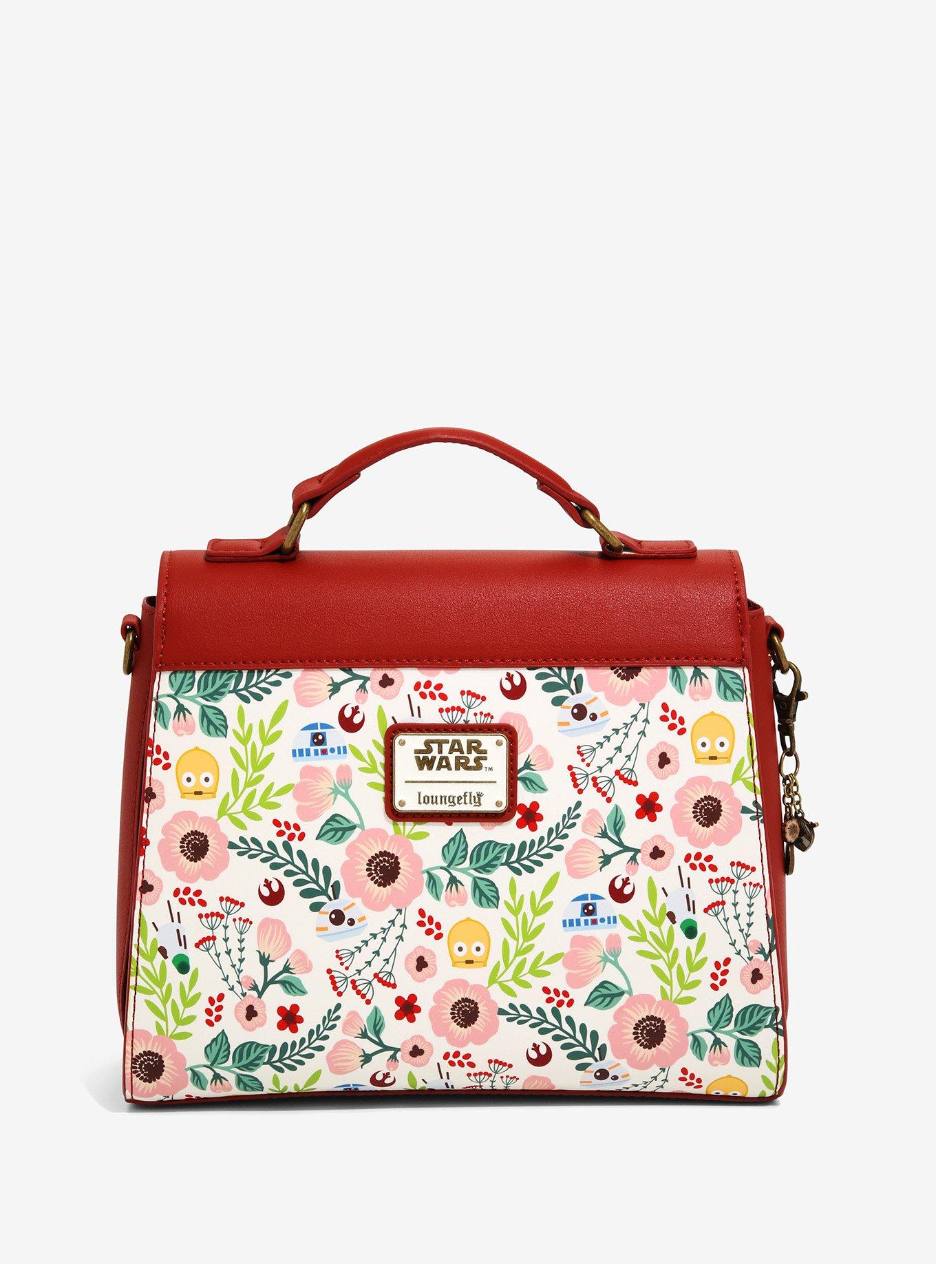 Loungefly Star Wars Droids Floral Crossbody Bag - BoxLunch Exclusive, , alternate