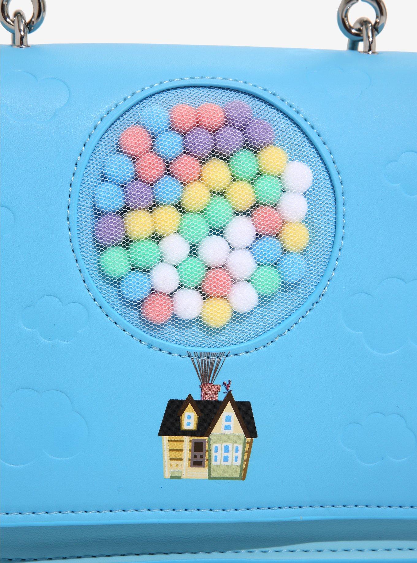 Loungefly Disney Pixar Up House Pom Pom Balloons Hand Bag - BoxLunch Exclusive, , alternate