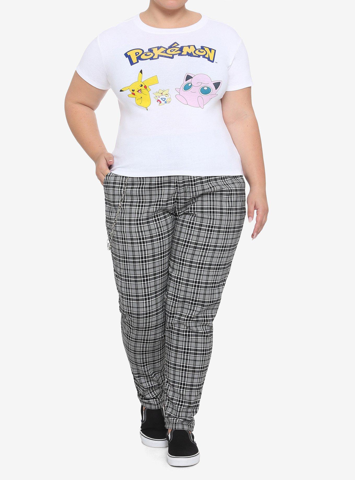 Pokemon Pikachu Jigglypuff & Togepi Girls T-Shirt Plus Size, MULTI, alternate