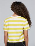 Pokemon Embroidered Pikachu Stripe Girls T-Shirt, WHITE, alternate