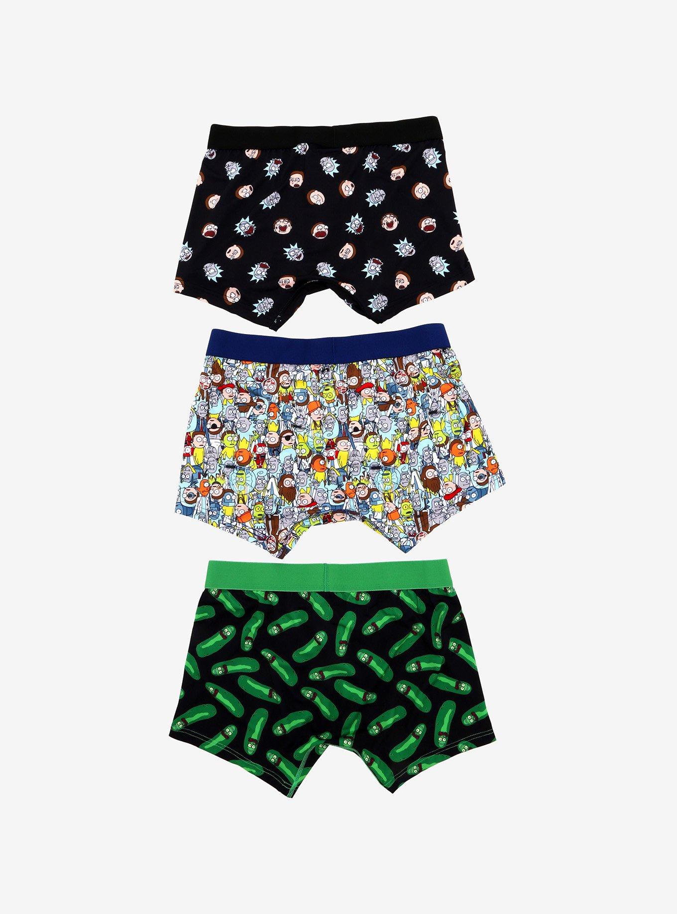 Rick And Morty Boxer Briefs Set, MULTI, alternate