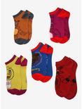Five Nights At Freddy's Character No-Show Socks 5 Pair, , alternate