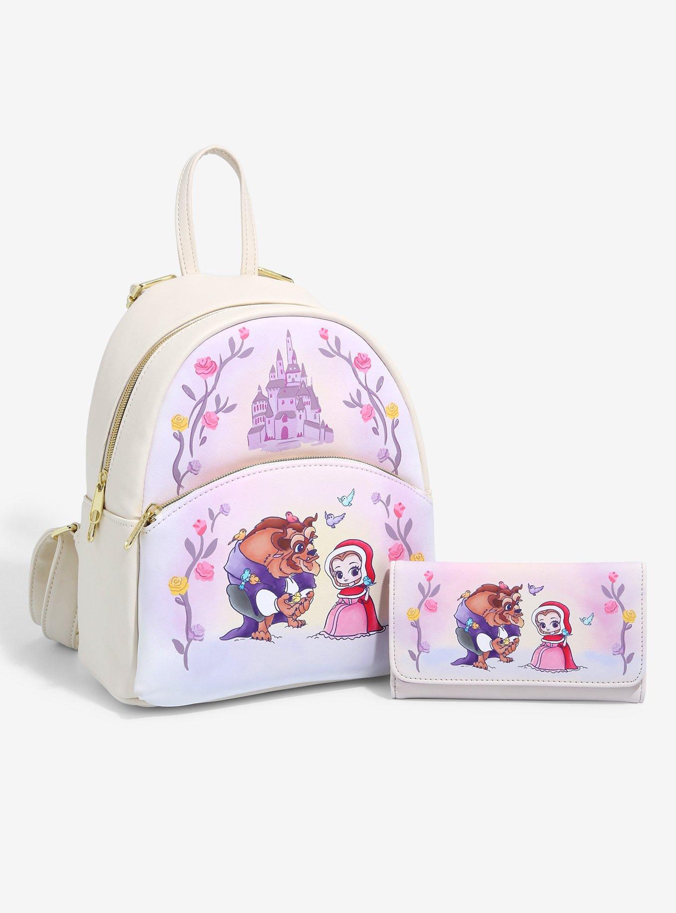 Loungefly Disney Beauty And The Beast Chibi Character Flap  display picture 1