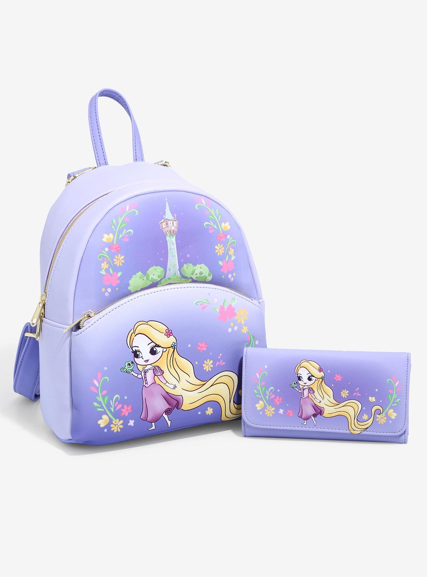 Loungefly Disney Tangled Chibi Rapunzel Flap Wallet, , alternate