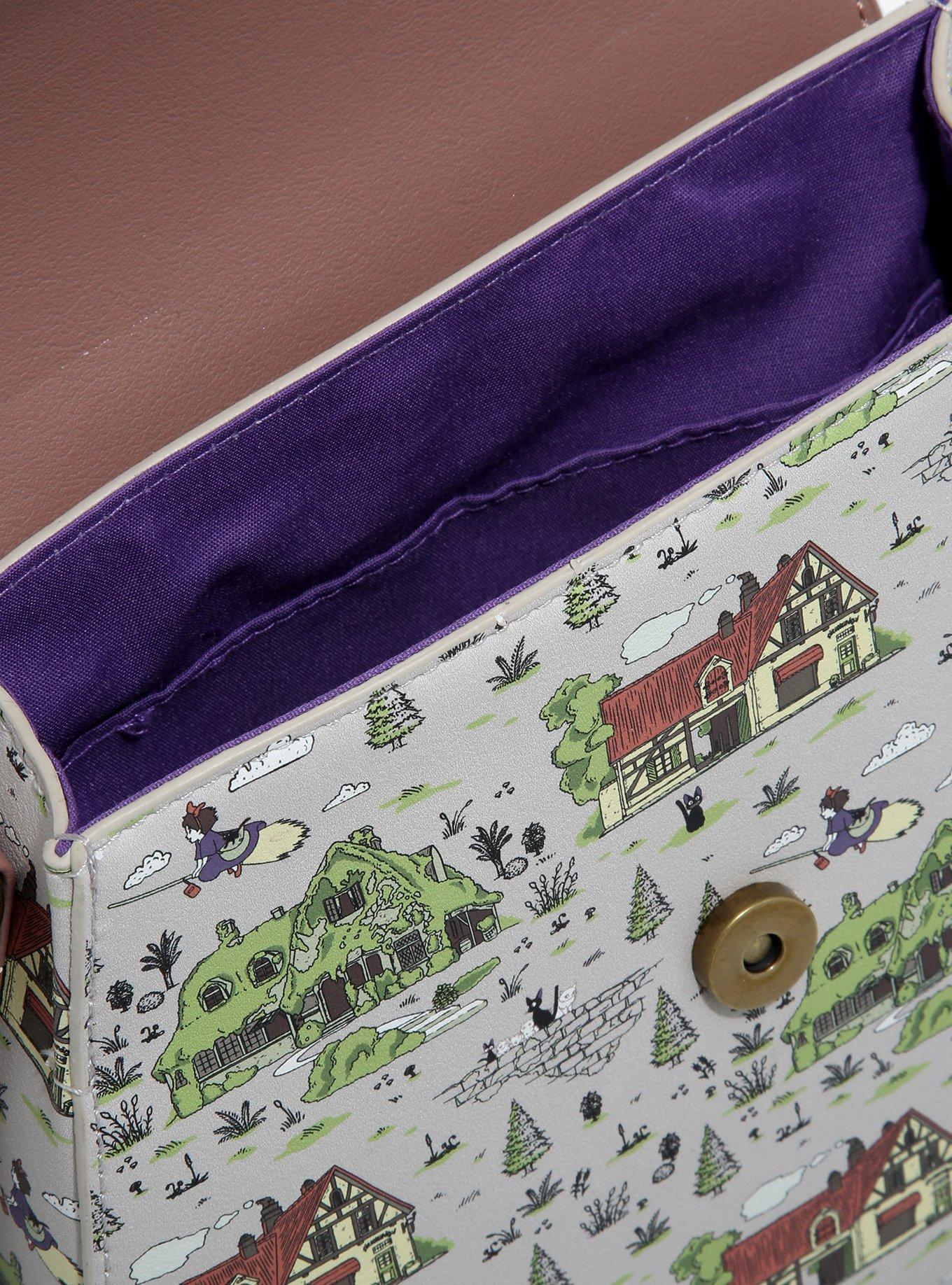 Studio Ghibli Kiki's Delivery Service Map Crossbody Bag, , alternate