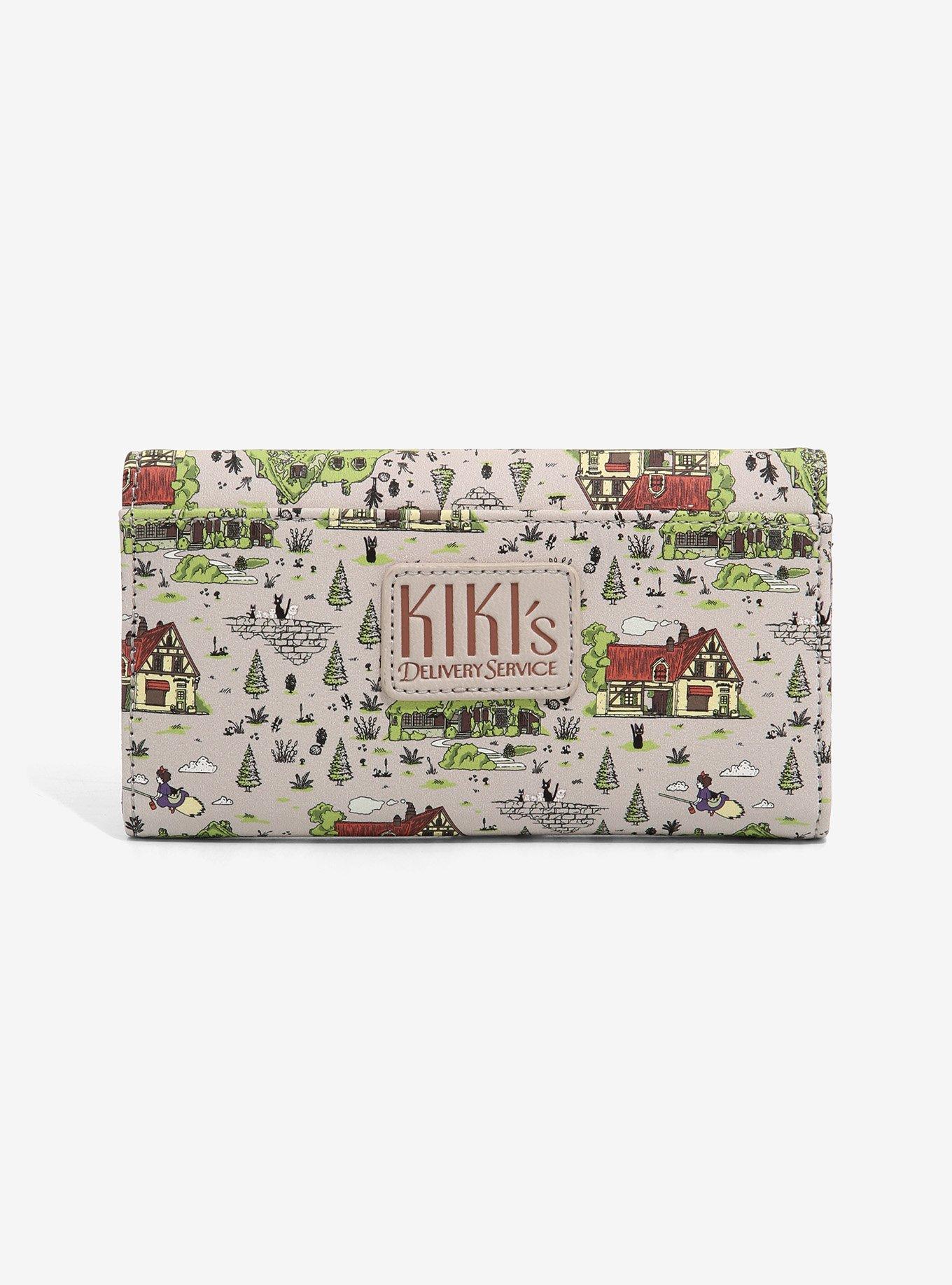Studio Ghibli Kiki's Delivery Service Map Flap Wallet, , alternate