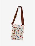 Loungefly Disney Dogs & Cats Floral Passport Crossbody Bag, , alternate