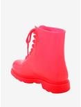 Neon Pink Bright Lights Combat Boots, MULTI, alternate