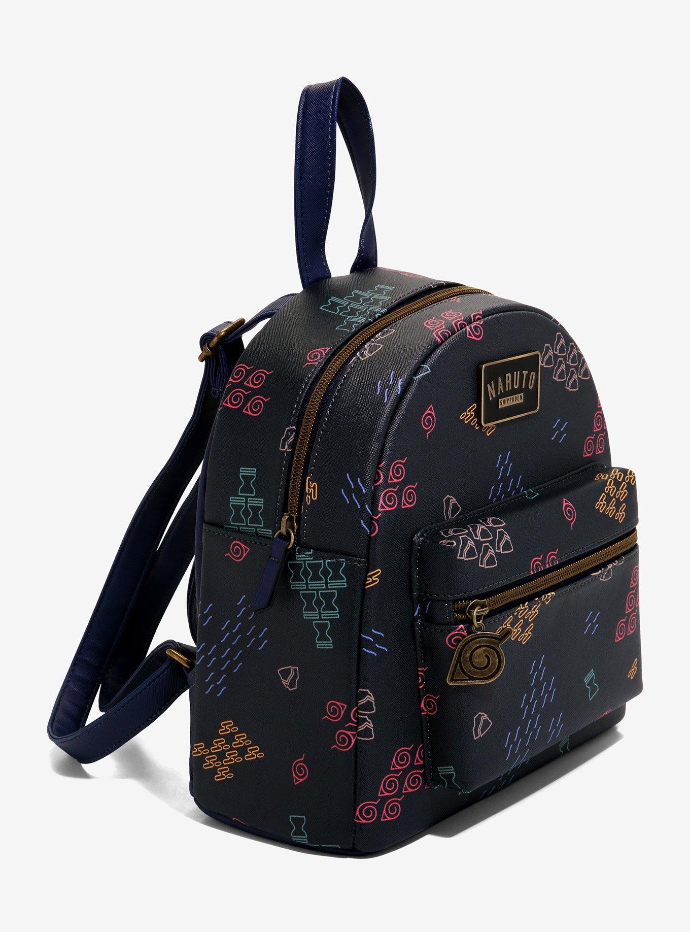 Naruto Shippuden Villages Toss Print Mini Backpack, , alternate