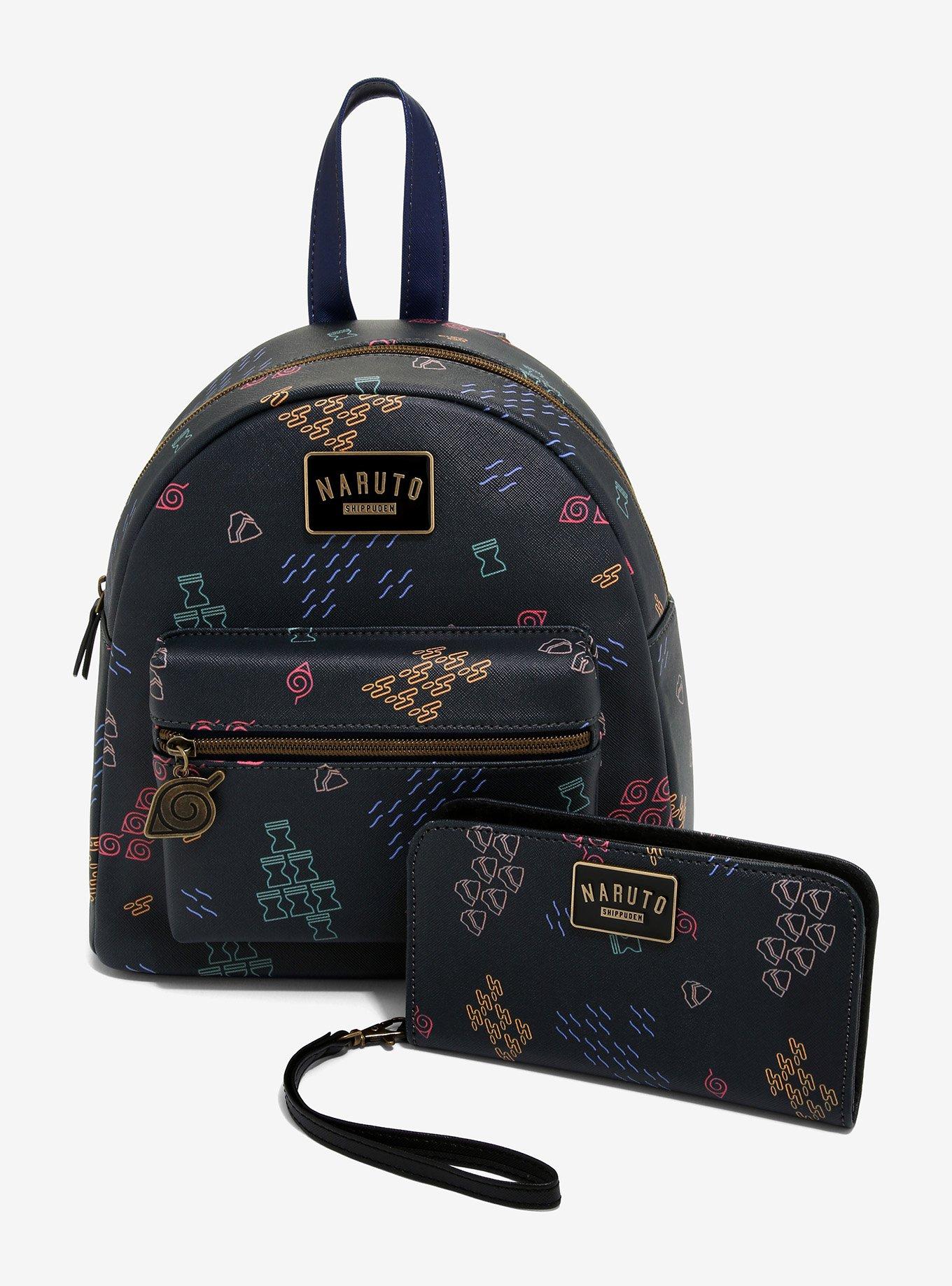 Naruto Shippuden Villages Toss Print Mini Backpack, , alternate