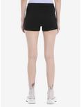 Sliver Button Sailor Shorts, BLACK, alternate