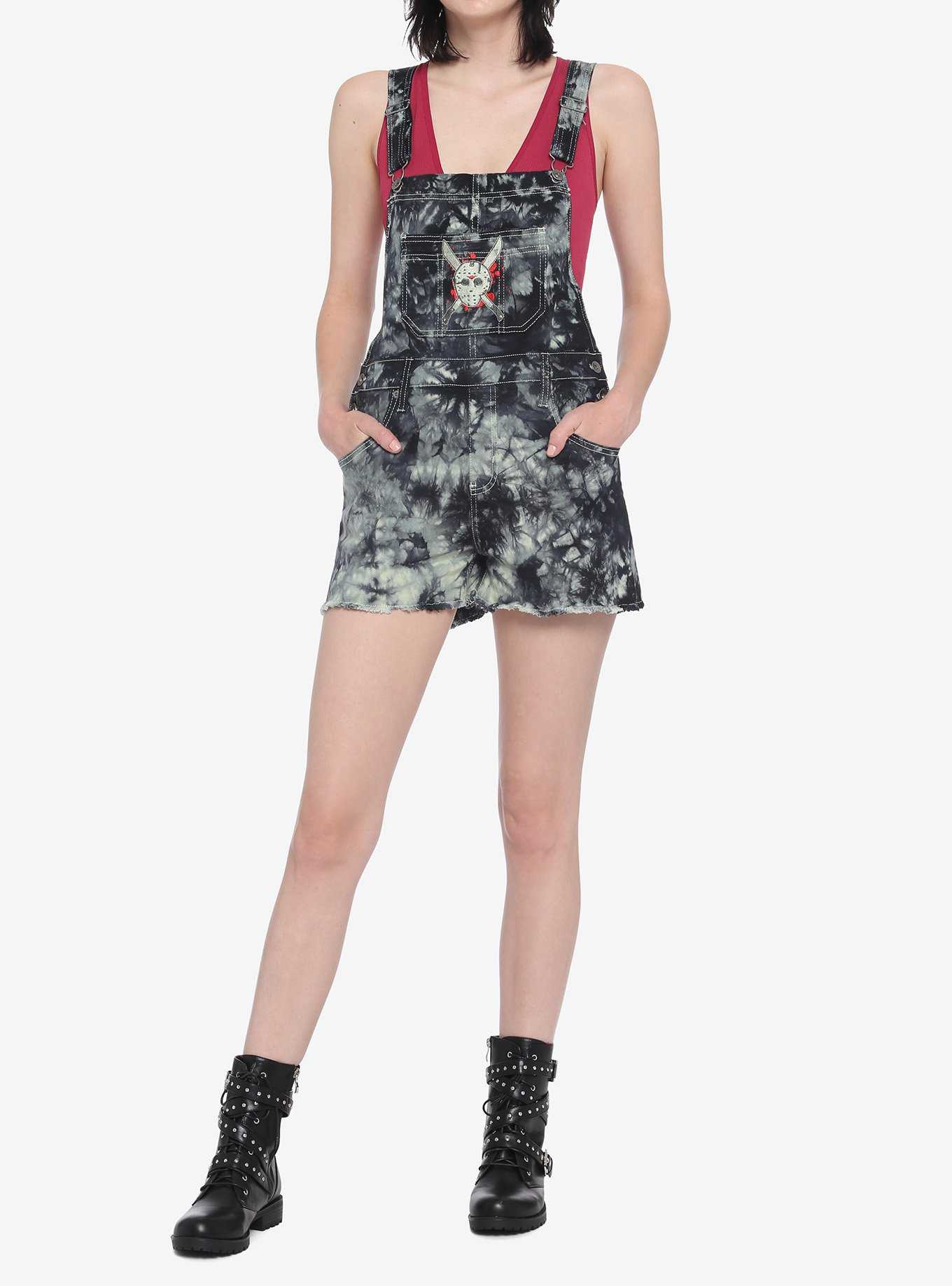 Friday The 13th Tie-Dye Shortalls, , hi-res