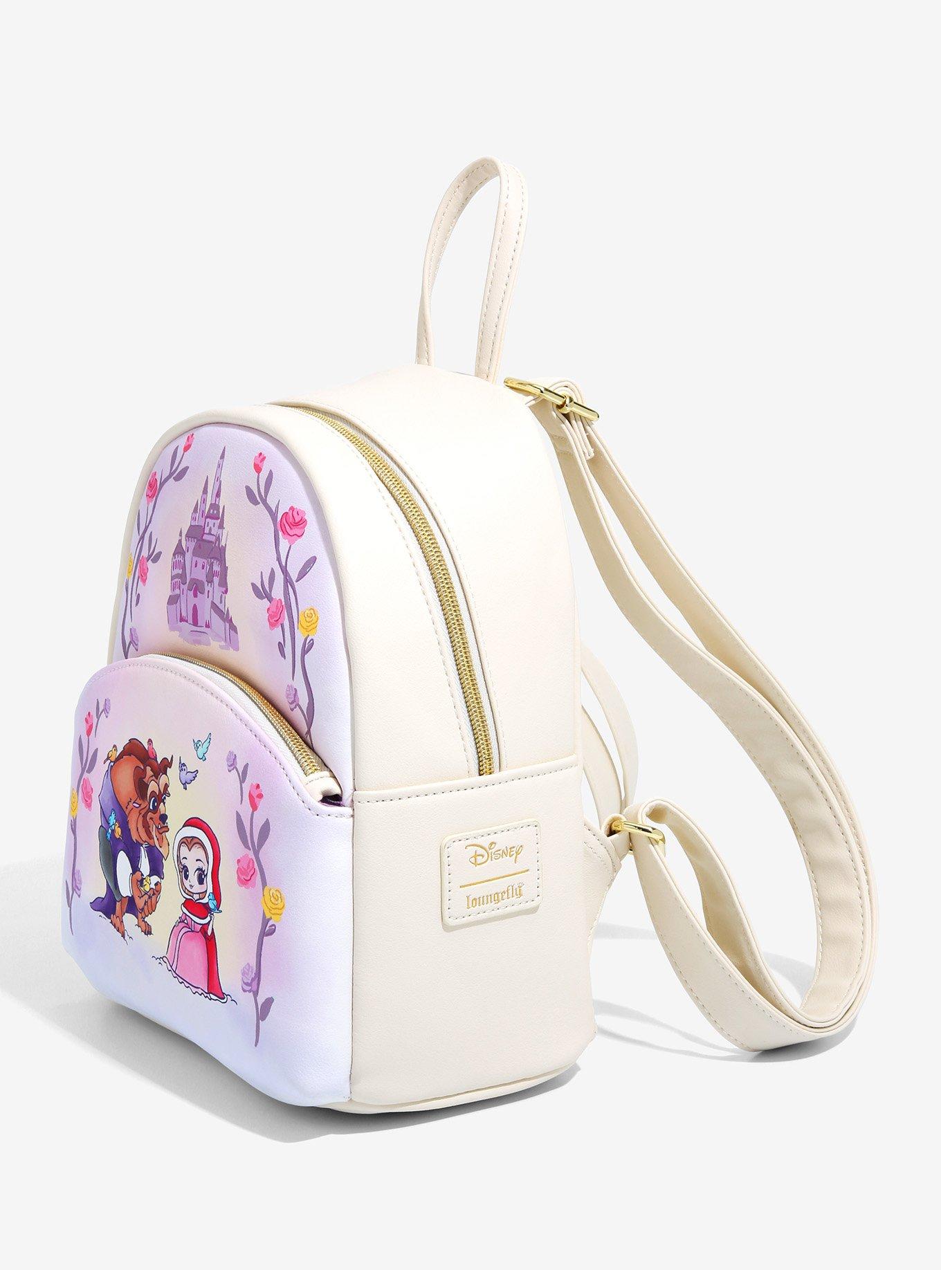 Loungefly Disney Beauty And The Beast Chibi Character Mini Backpack  Exclusive