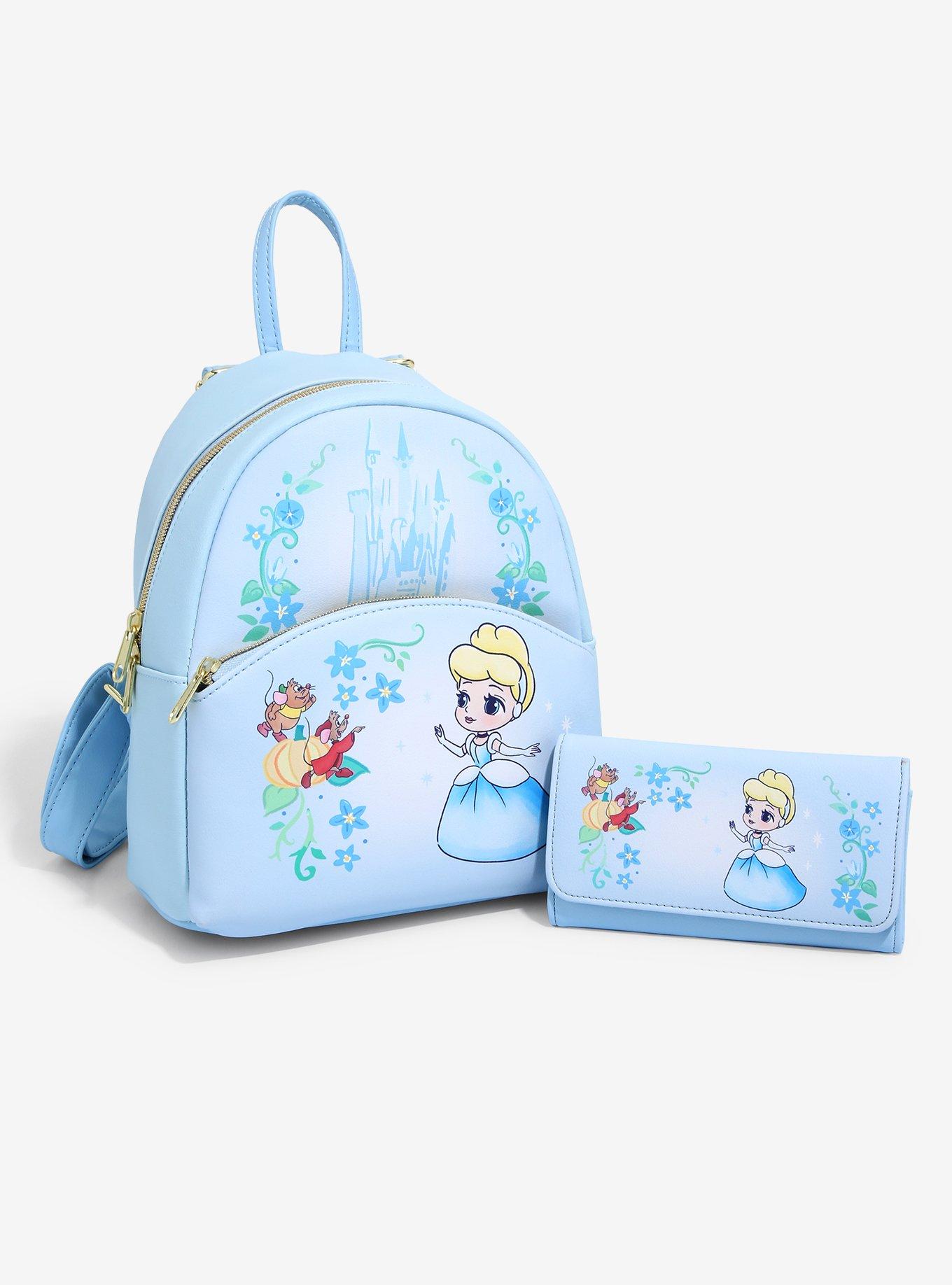 Loungefly Disney Cinderella Chibi Character Mini Backpack, , alternate