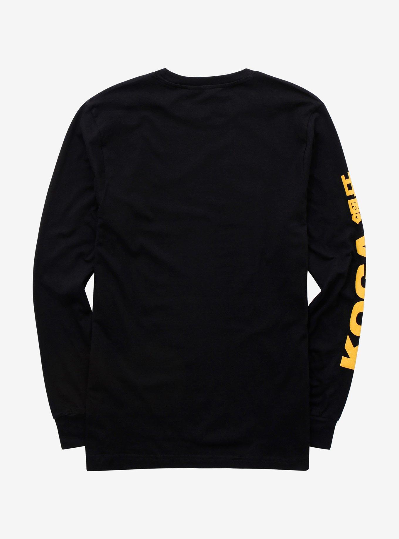 InuYasha Koga Kanji Long Sleeve T-Shirt - BoxLunch Exclusive, BLACK, alternate