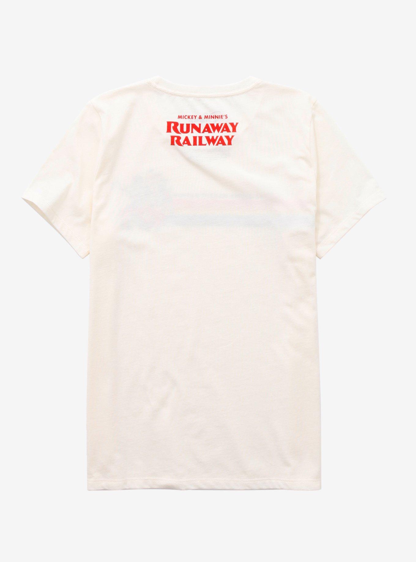 Disney Mickey & Minnie's Runaway Railway Make It Happen Women's T-Shirt - BoxLunch Exclusive, CREAM, alternate