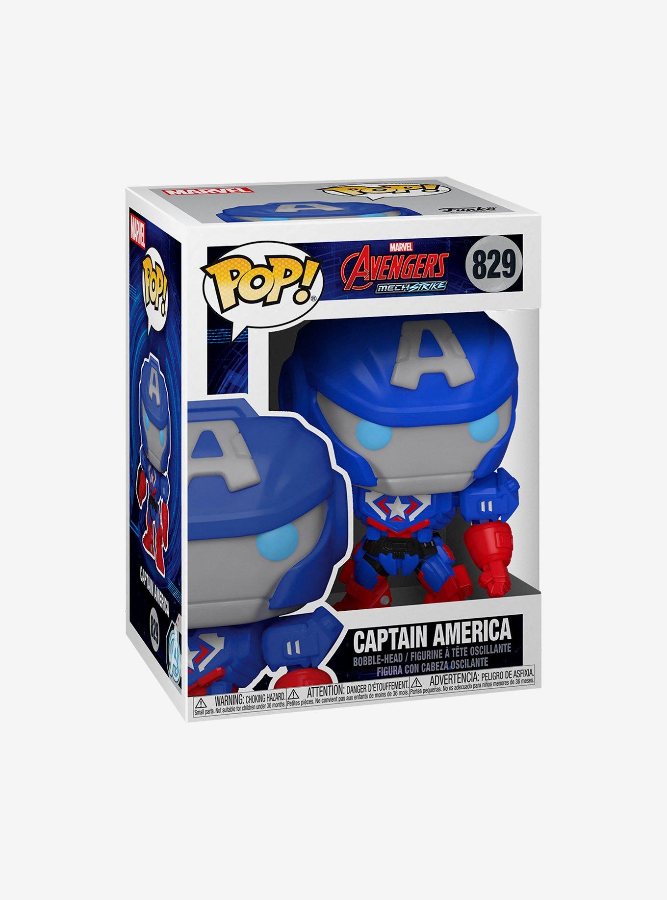 Funko Pop! Marvel The Avengers Mech Strike Captain America, , alternate