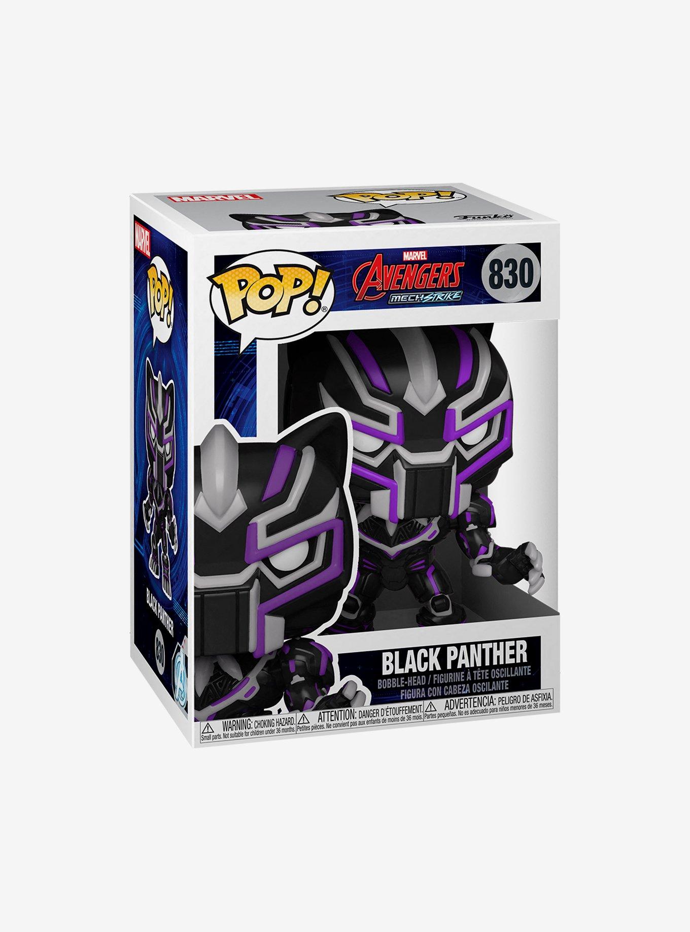 Funko Pop! Marvel The Avengers Mech Strike Black Panther Vinyl Figure, , alternate