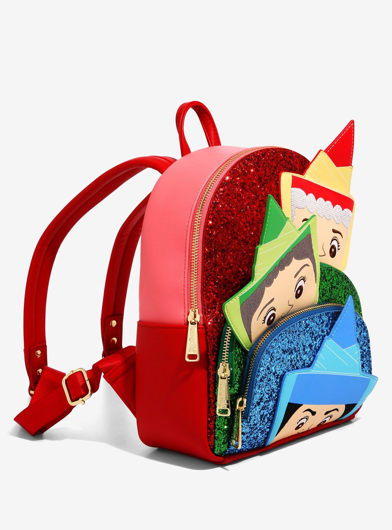 Loungefly Disney Sleeping Beauty Fairy Godmothers Figural Mini Backpack - BoxLunch Exclusive, , alternate