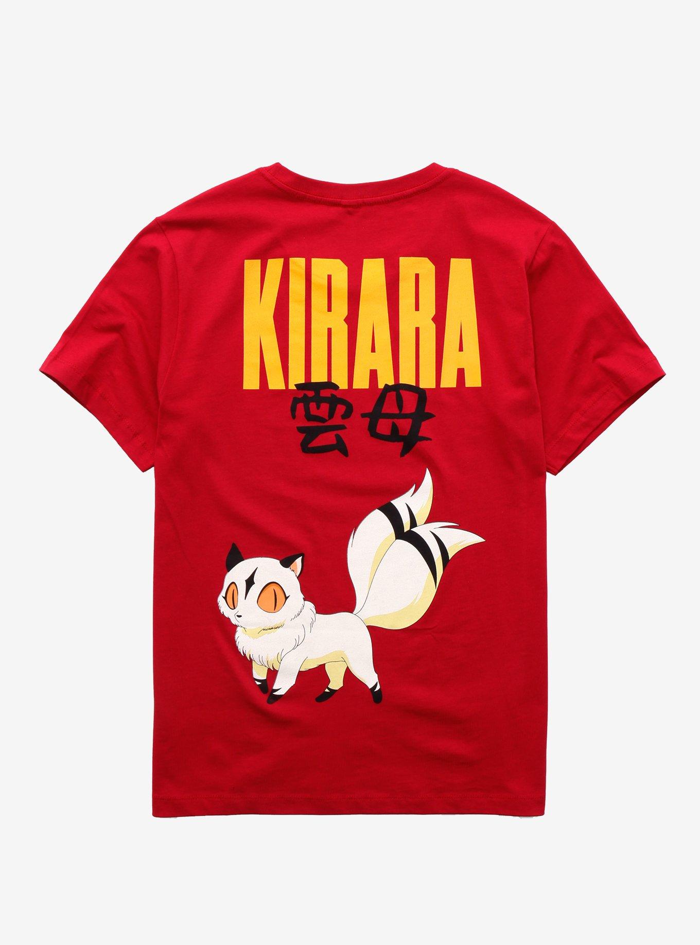 InuYasha Kirara T-Shirt - BoxLunch Exclusive, DARK RED, alternate