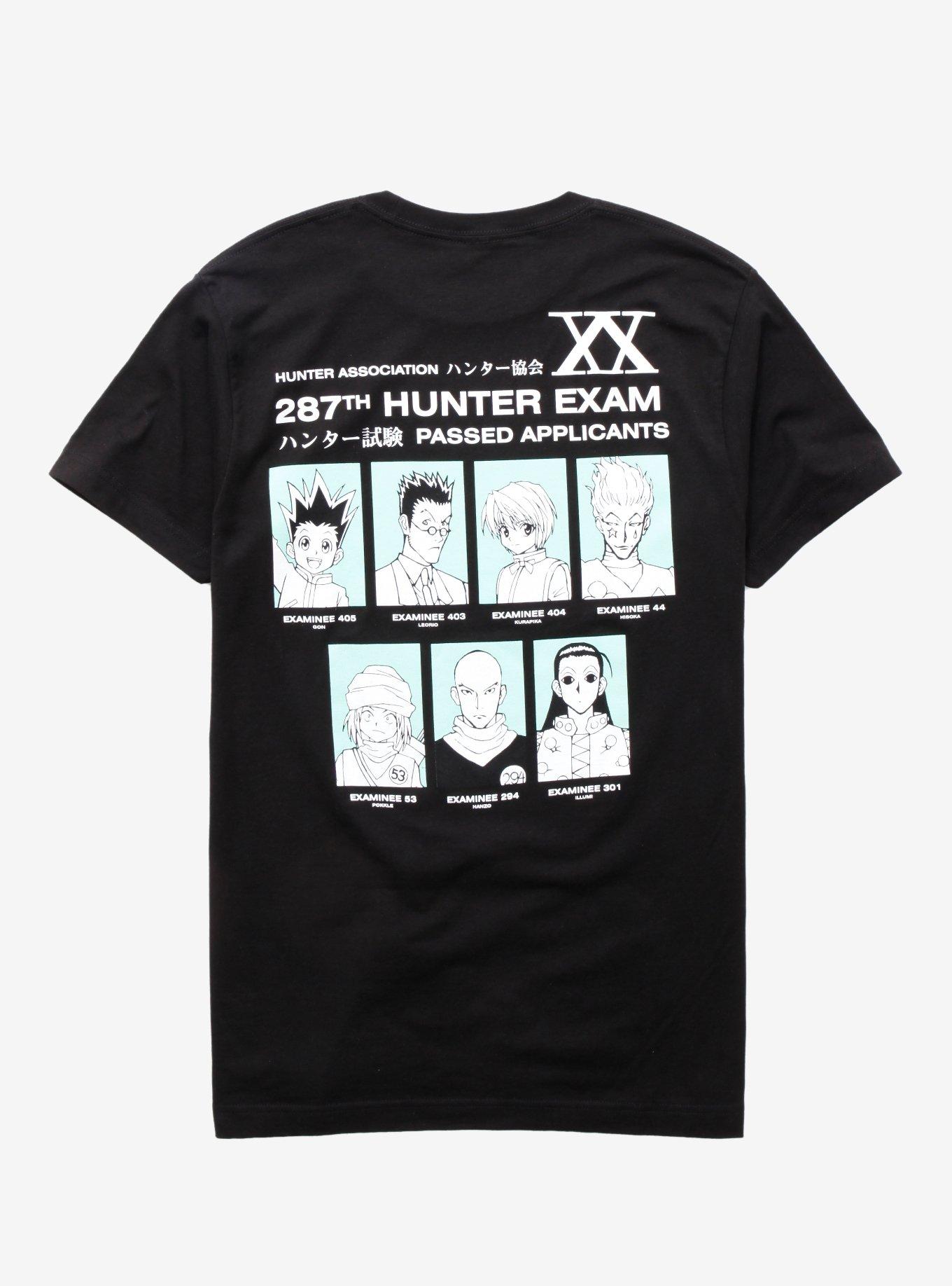 Hunter x Hunter 287th Hunter Exam T-Shirt - BoxLunch Exclusive, BLACK, alternate