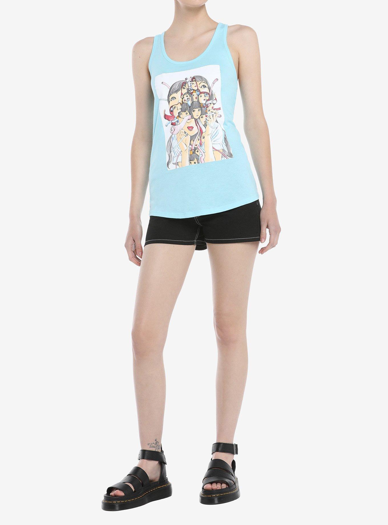 Shintaro Kago Illustration Girls Tank Top, MULTI, alternate