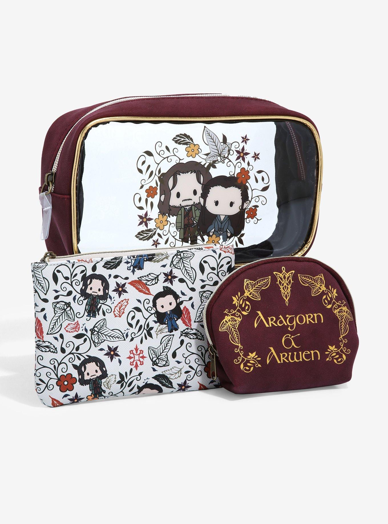 The Lord of the Rings Aragorn & Arwen Chibi Cosmetic Bag Set, , alternate