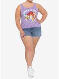 Disney Alice In Wonderland Tea Party Tie-Dye Girls Tank Top Plus Size, MULTI, alternate
