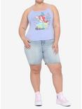 Disney The Little Mermaid Ariel Color Girls Strappy Tank Top Plus Size, MULTI, alternate