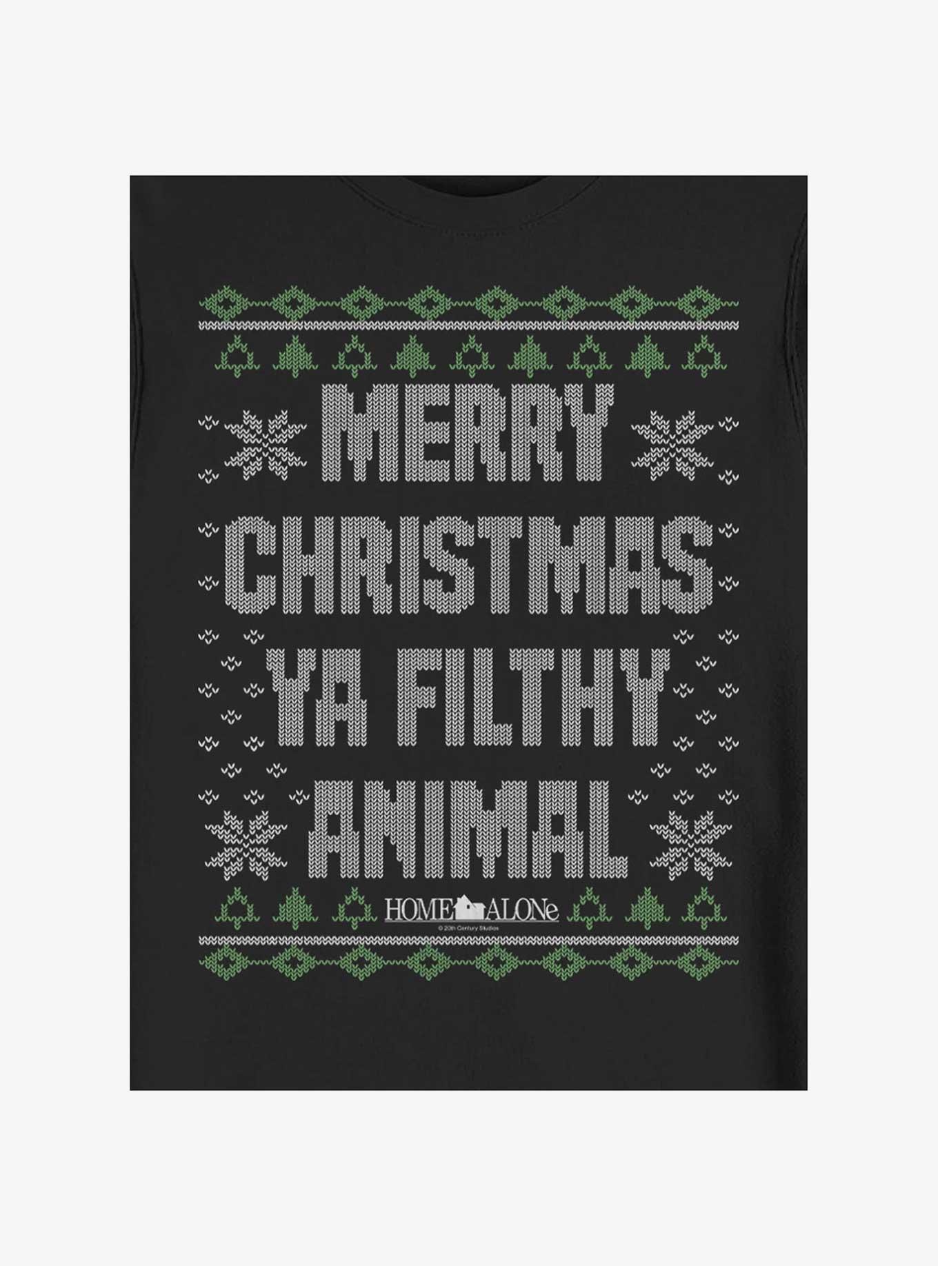 Home Alone Merry Christmas Ya Filthy Animal Ugly Holiday Crew Sweatshirt, , hi-res